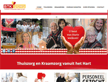 Tablet Screenshot of btkzorg.nl